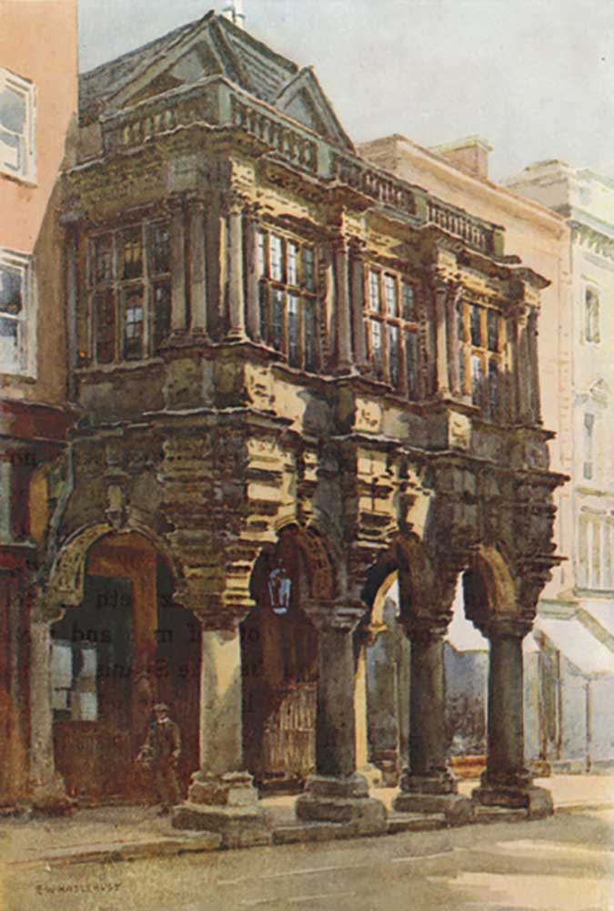 Guildhall Porch von E.W. Haslehust
