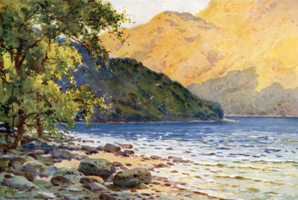 Inverbeg: Am Loch Lomond, gegenüber Rowardennan von E.W. Haslehust
