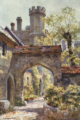 Winchester College: Das äußere Tor aus "Arcadia" 0