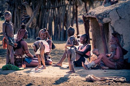 Himba-Familie