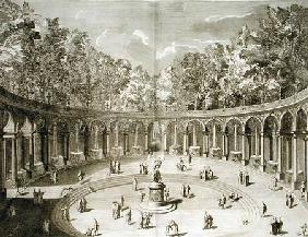 The Colonnade, Versailles, from 'Les Plans, Profils et Elevations des Ville et Chateau de Versailles published