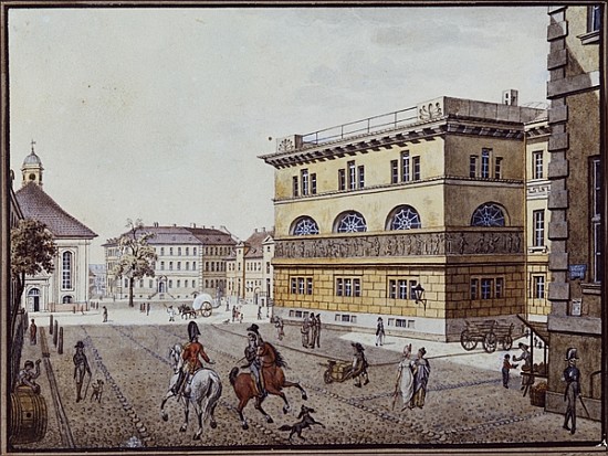 View of the mint, Berlin von F.A. Calau