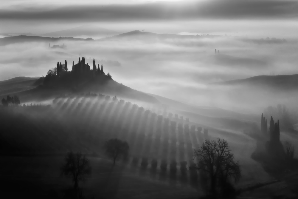 Toskana-Nebel von Fabrizio Massetti