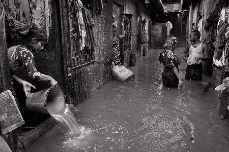 Monsun im Slum