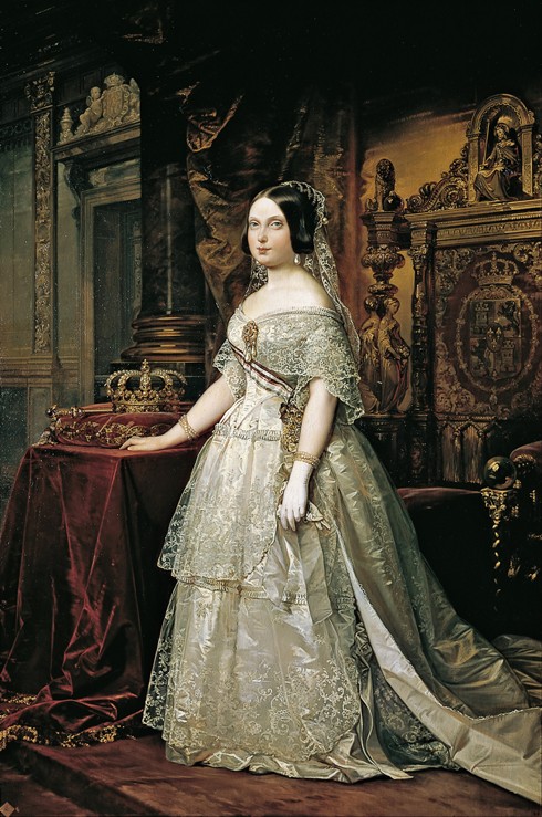 Porträt von Isabella II. von Spanien von Federico de Madrazo y Kuntz