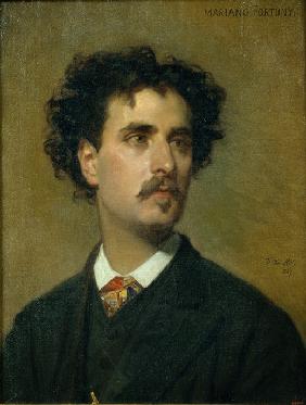 Porträt von Marià Fortuny 1867