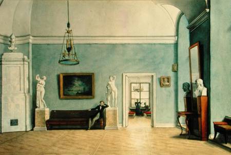 Neo-Classical Interior von Fedor Petrovich Tolstoy
