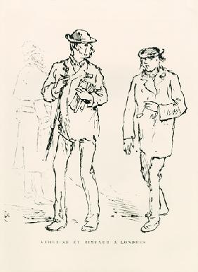 Paul Verlaine und Arthur Rimbaud in London 1872