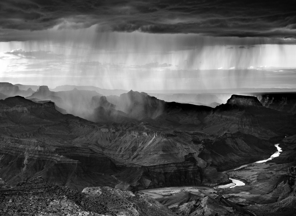 Regen am Colorado River von Felix Frueh