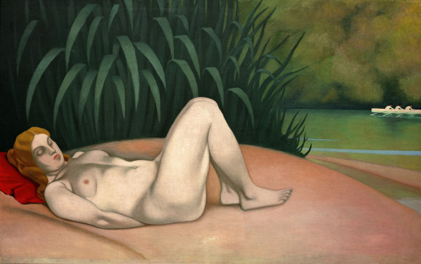 F.Vallotton / Nude by River Bank / 1921 von Felix Vallotton