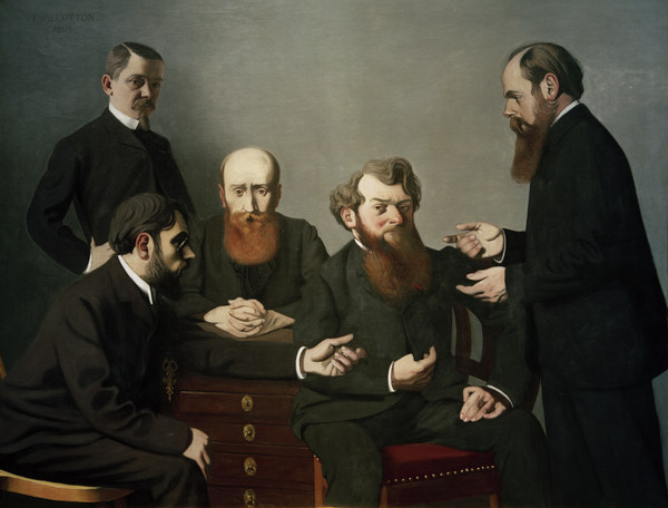 F.Vallotton, Die fünf Maler von Felix Vallotton