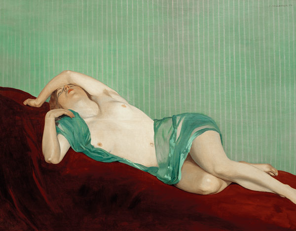 F.Vallotton / Reclining Nude.../ 1914 von Felix Vallotton