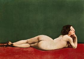 Nude Stretched out on a Piece of Cloth 1909