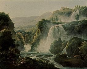 Die Wasserfälle von Tivoli. von Feodor Michailow. Matwejeff