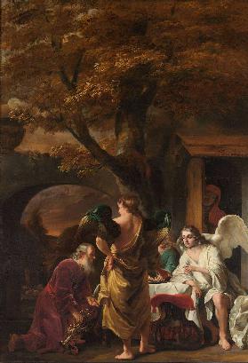 Abraham und die drei Engel 1660-63