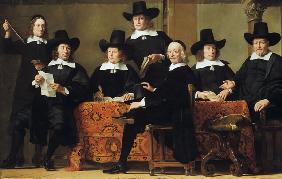 Die Vorsteher der Amsterdamer Weinhändlergilde 1659