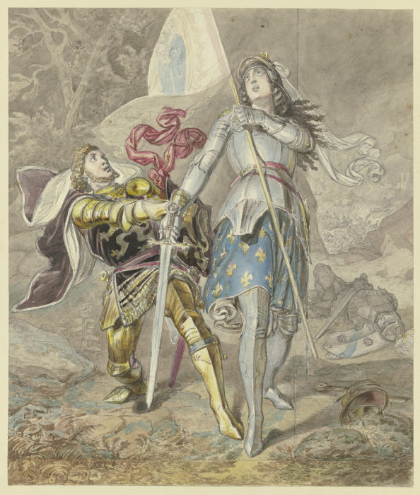 Die Jungfrau von Orleans und Lionel von Ferdinand Fellner