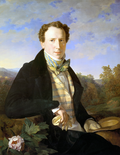 Self portrait von Ferdinand Georg Waldmüller