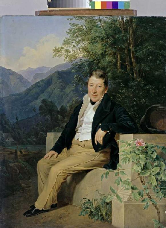 Bildnis Baron Moser. von Ferdinand Georg Waldmüller