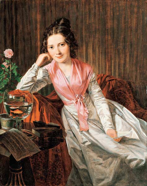 Die Schauspielerin Therese Krones (1801-1830) von Ferdinand Georg Waldmüller