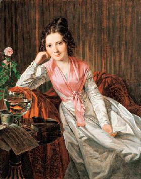 Die Schauspielerin Therese Krones (1801-1830) 1824