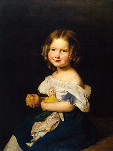 Das Töchterlein des Ehepaares Werner von Ferdinand Georg Waldmüller