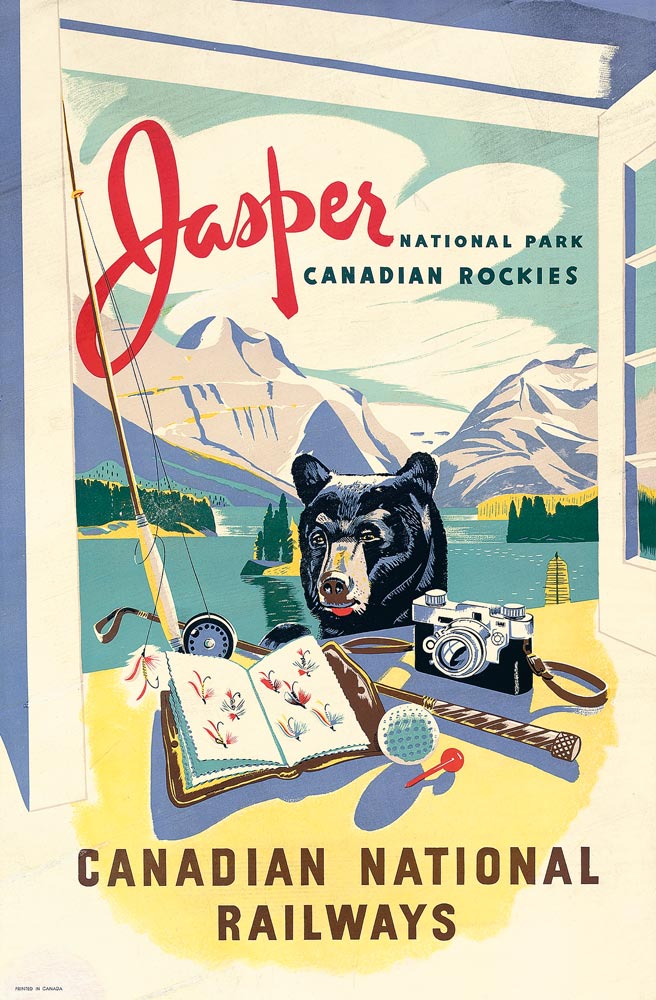Jasper, Canadian National Railways. von Ferdinand Hodler