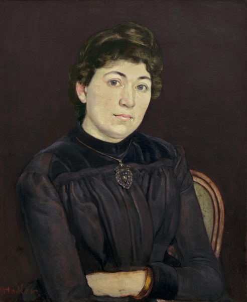 Bildnis einer jungen Frau von Ferdinand Hodler