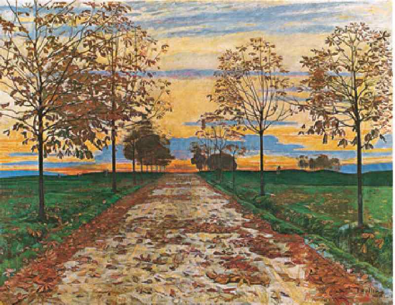Herbstabend, 1892 von Ferdinand Hodler