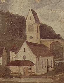 Die Kirche von Rümligen von Ferdinand Hodler