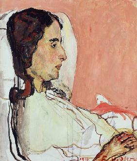 Madame Valentine Gode Darel, Ill, 1914 (oil on canvas) 1862