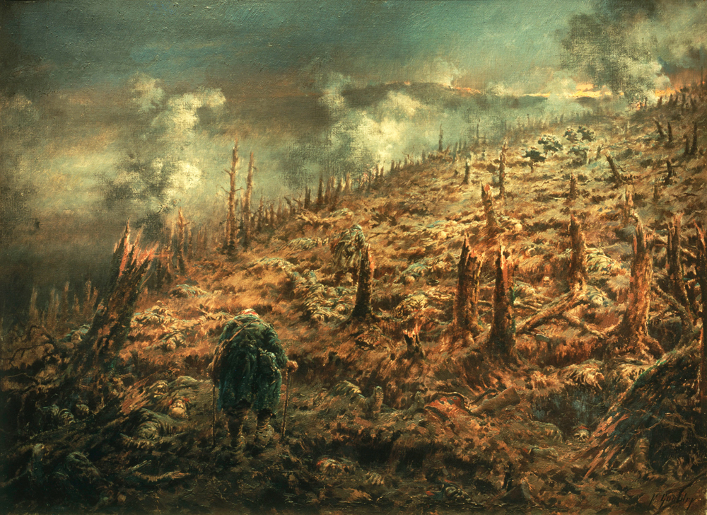 Le ravin de la mort a Verdun von Ferdinand Joseph Gueldry