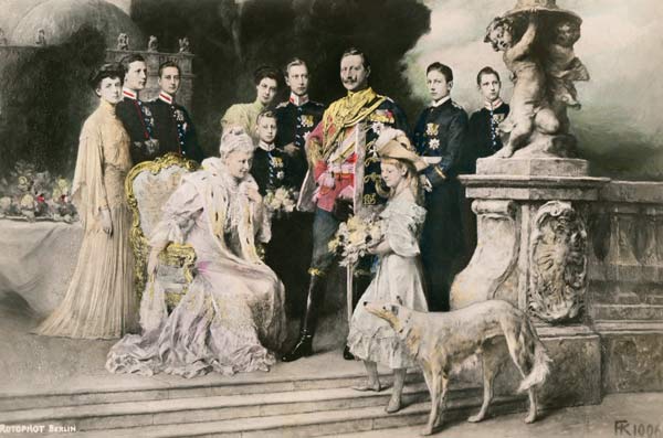 Gruppenbild der kaiserlichen Familie von Ferdinand Keller