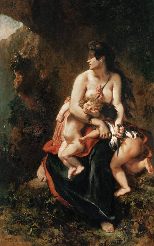 Medea (Médée furieuse) von Ferdinand Victor Eugène Delacroix