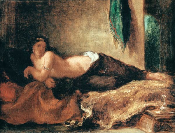 Odalisque von Ferdinand Victor Eugène Delacroix