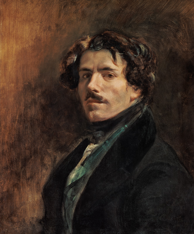 Self Portrait von Ferdinand Victor Eugène Delacroix
