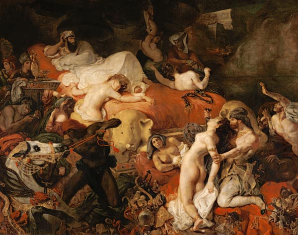 Der Tod des Sardanapal von Ferdinand Victor Eugène Delacroix