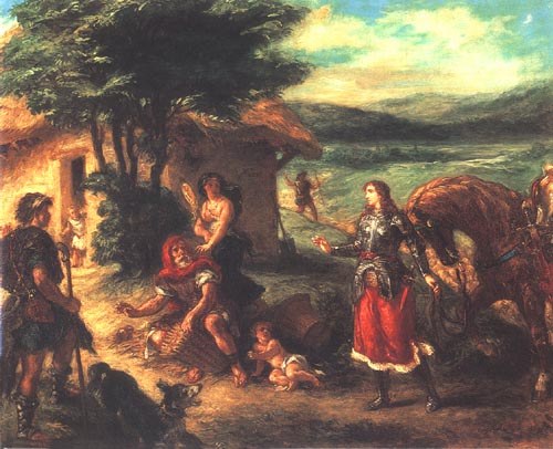 Erminia bei den Hirten von Ferdinand Victor Eugène Delacroix