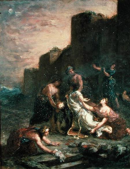 The Martyrdom of St. Stephen von Ferdinand Victor Eugène Delacroix