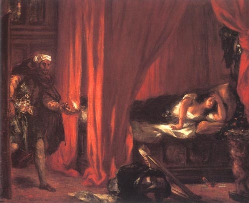 Othello und Desdemona von Ferdinand Victor Eugène Delacroix