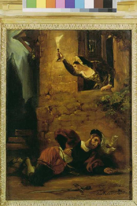 Der sterbende Valentin von Ferdinand Victor Eugène Delacroix