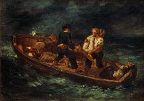 Nach dem Schiffbruch. 1847