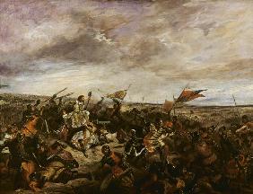 King John II 'the Good' (1319-64) of France at the Battle of Poitiers, 19th September 1356 1830