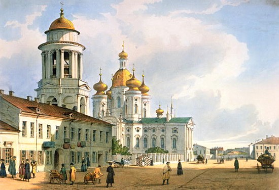 The Virgin of Vladimir Church in St. Petersburg, c.1840 von Ferdinand Victor Perrot