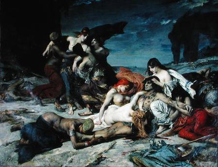 The Death of Ravana von Fernand Cormon