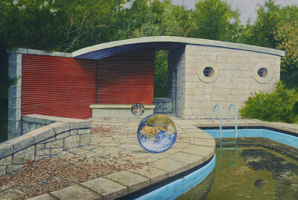 A world in a swimming pool von Fernando Aznar Cenamor