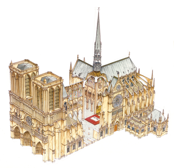 Notre-Dame Cathedral. Paris, France von Fernando Aznar Cenamor
