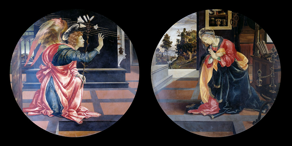 Die Verkündigung von Filippino Lippi