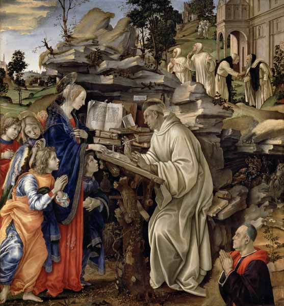 The Vision of St. Bernard von Filippino Lippi