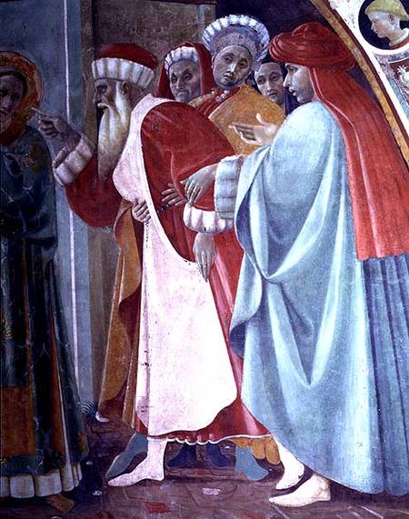 SS. Stephen and Margaret, a detail from the tabernacle of the Canto al Mercatale von Filippino Lippi